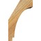 Ekena Millwork 6"W x 6"D x 10"H Imperial Rough Sawn Knee Brace, Western Red Cedar BRC06X06X10IMP00RWR - alternate 2